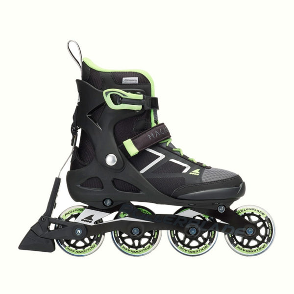 Rollerblade Macroblade 80 W ABT Skates - Black/Green - Size 5-9.5