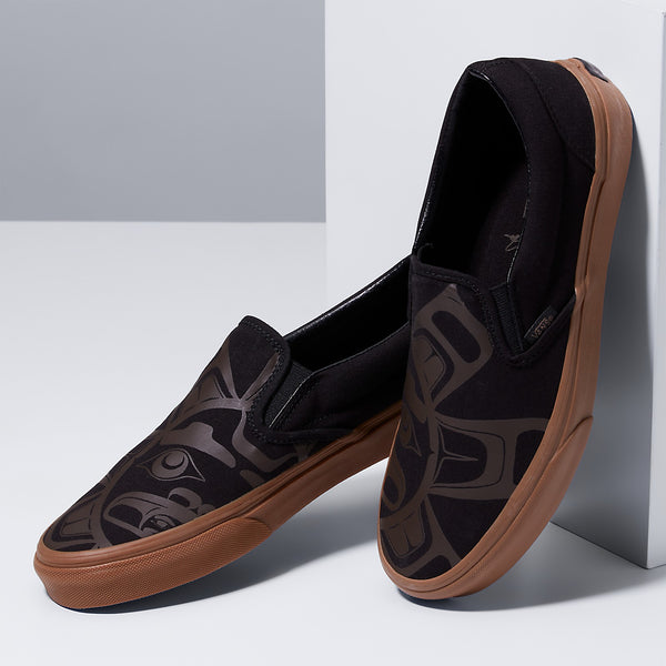 Vans CLASSIC SLIP-ON - JAMES JOHNSON - BLACK/COPPER | THURO