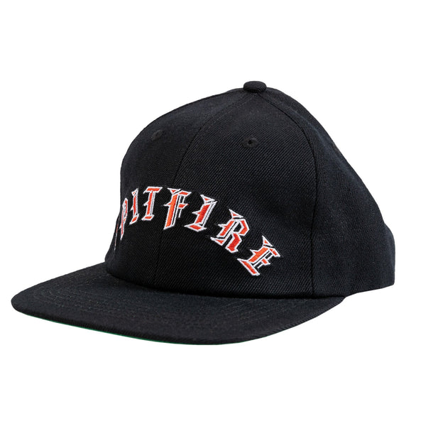 Spitfire Old English Arch Strapback Black/Red - Sale
