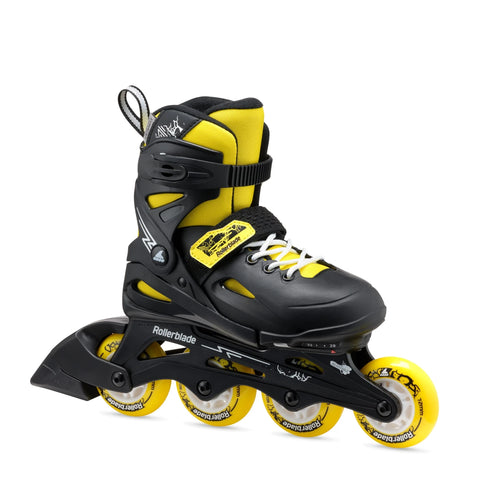 Rollerblade Fury Boys Adjustable Inline Skates- BLACK/YELLOW