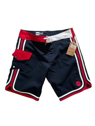 iNi Clam Rocker 19'' Board Shorts Black - Size 32 Only - Sale