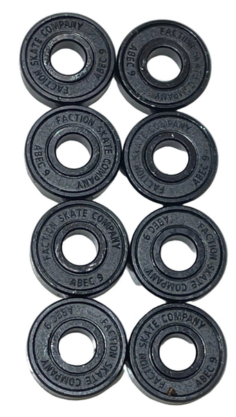 Faction ABEC 9 Bearings - 8 Pack - Sale