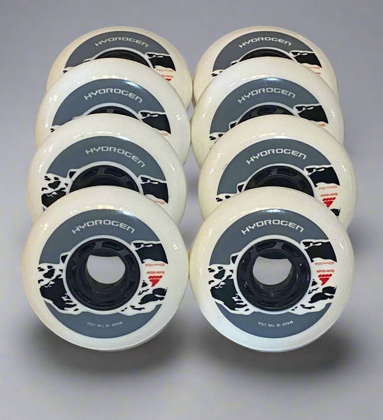 ROLLERBLADE HYDROGEN LE WHEELS WHITE - 80MM/85A 8 PACK - HYDROGEN 80