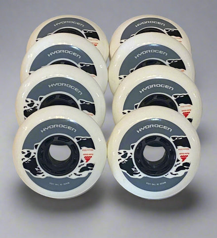 ROLLERBLADE HYDROGEN LE WHEELS WHITE - 80MM/85A 8 PACK - HYDROGEN 80