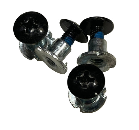 Rollerblade 45 Strap - Buckle Attachment Bolts and Receivers (Set of 4)