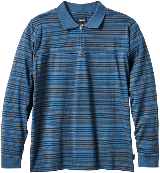ENJOI APPAREL KNIT JERSEY CREW QUIMBY STRIPE LONG SLEEVE - Sale