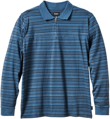 ENJOI APPAREL KNIT JERSEY CREW QUIMBY STRIPE LONG SLEEVE - Sale