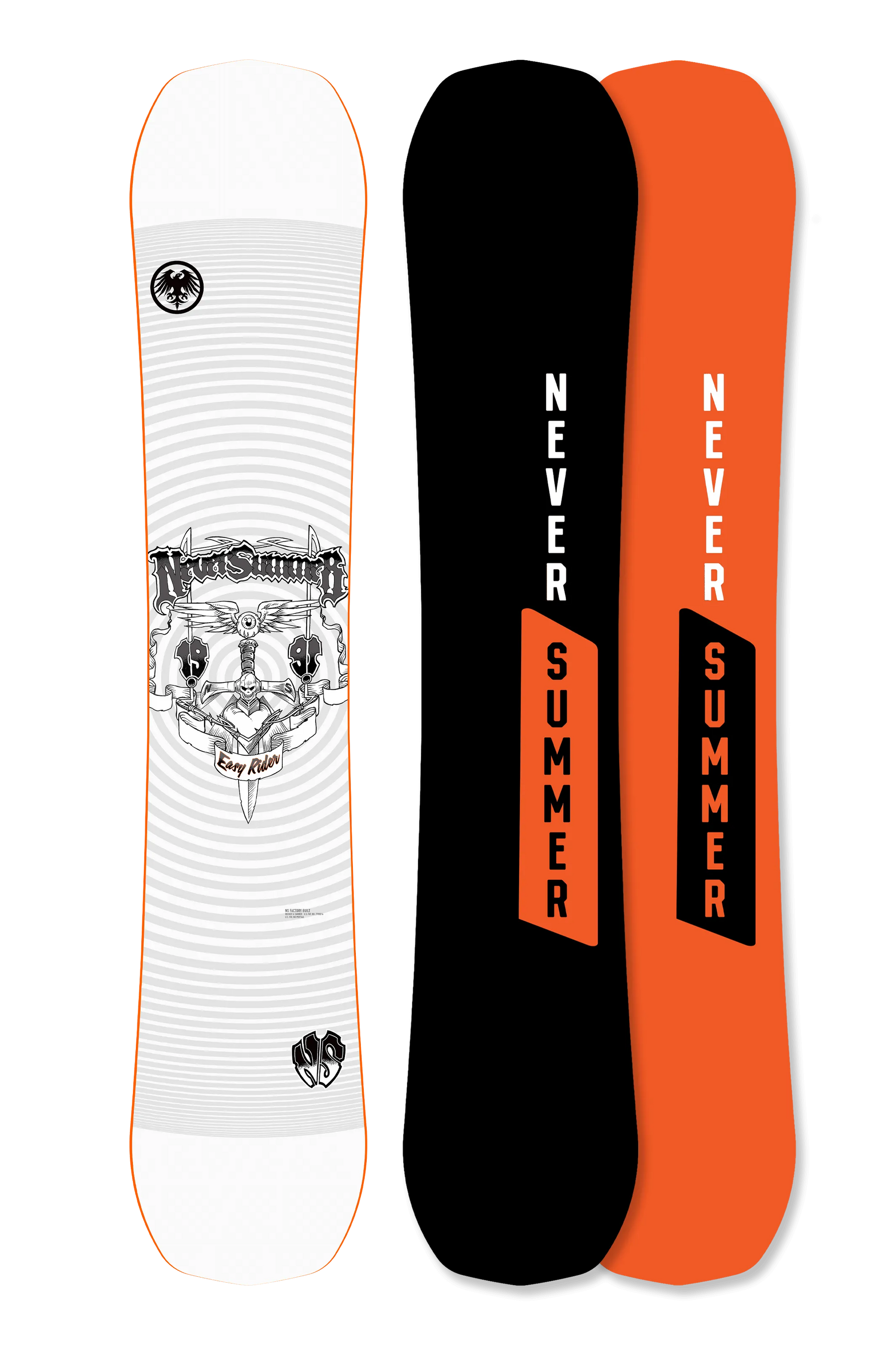 2024 triple camber easy rider snowboard Never Sumner - 2024 TRIPLE CAMBER - EASY RIDER SNOWBOARD Deck 158X