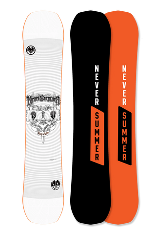 Never Sumner - 2024 TRIPLE CAMBER - EASY RIDER SNOWBOARD Deck 158X - Super Sale