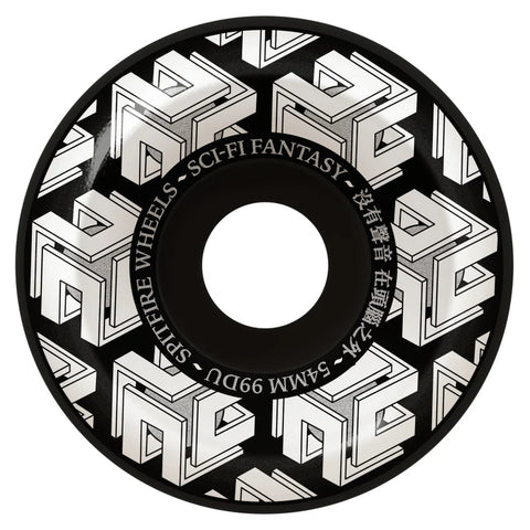 Spitfire Formula Four 99a Dyson Sci-Fi Conical 54mm Wheels - Set of 4