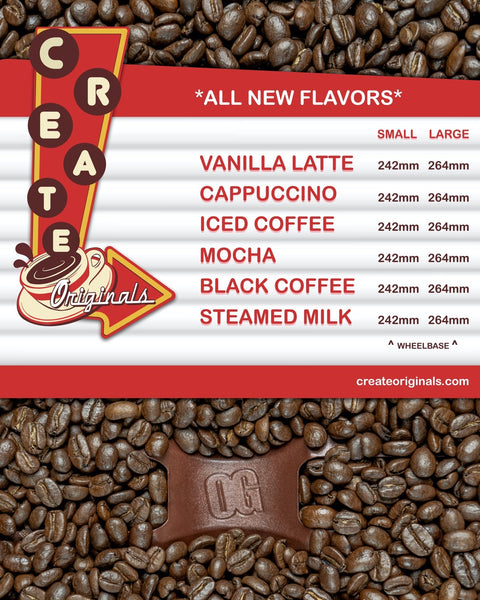 Create Originals Coffee Motif Naked with Free Custom Graphic Frames- Vanilla Latte - Sale