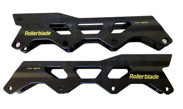 Rollerblade Black Green - 243 or 255 4x80mm Frames - No Axles