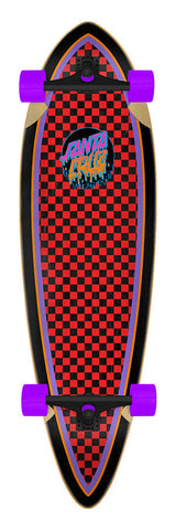 Santa Cruz 9.20in Rad Dot Pintail Longboard Complete- SALE