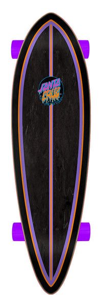 Santa Cruz 9.20in Rad Dot Pintail Longboard Complete- SALE