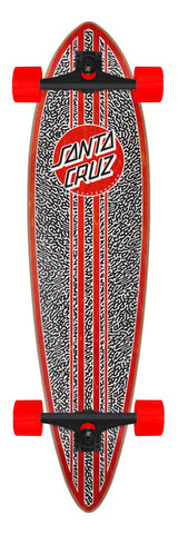 Santa Cruz 9.58in Amoeba Dot Santa Cruz Pintail Longboard Complete
