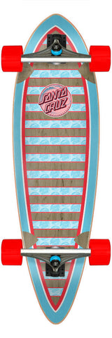 Santa Cruz 9.20in Decoder Wave Pintail Longboard Complete- SALE