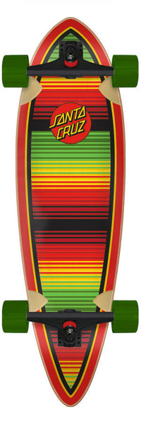 Santa Cruz 9.20in Serape Dot Pintail Longboard Complete- SALE