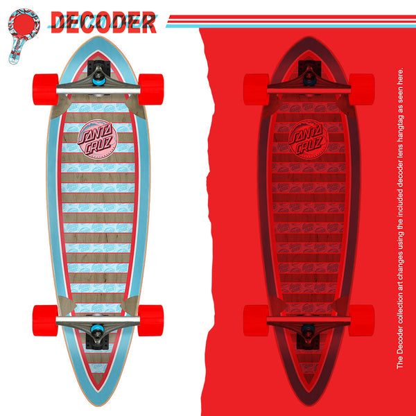 Santa Cruz 9.20in Decoder Wave Pintail Longboard Complete- SALE