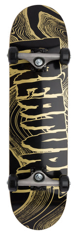 Creature Logo Metallic Swirl Mini Skateboard Complete 7.75in x 30.00in - SALE