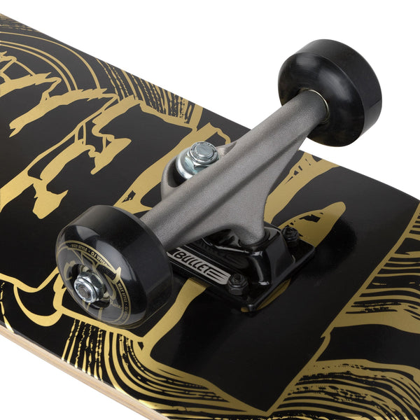 Creature Logo Metallic Swirl Mini Skateboard Complete 7.75in x 30.00in - SALE