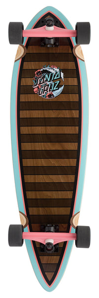 Santa Cruz 9.20in Wave Dot Splice Pintail Longboard Complete- SALE