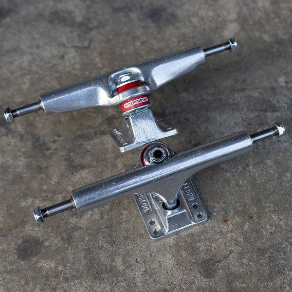 Independent Stage 4 Polished Skateboard Trucks - 151mm (8.625in) - Set of 2