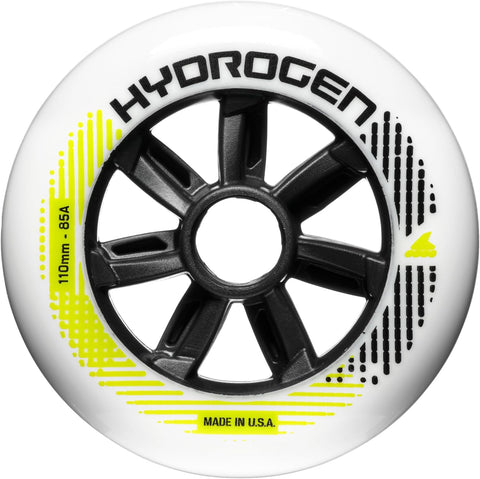 Rollerblade Hydrogen 110 Inline Skate Wheels 110mm/85a 8 Pack - New Graphic