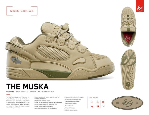 ES - The Muska 2024 - TAN/GREEN - Sale