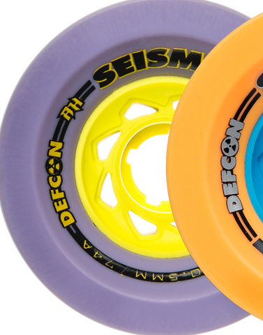 Seismic 80.5mm ALPHA Wheels - Plum Defcon