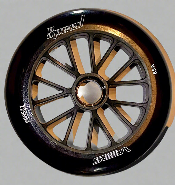 Seba Speed 125mm 85a - Black (Single Wheel) - Crazy Clearance
