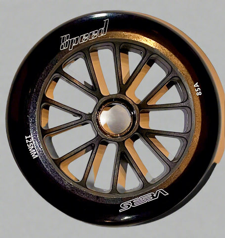 Seba Speed 125mm 85a - Black (Single Wheel) - Crazy Clearance