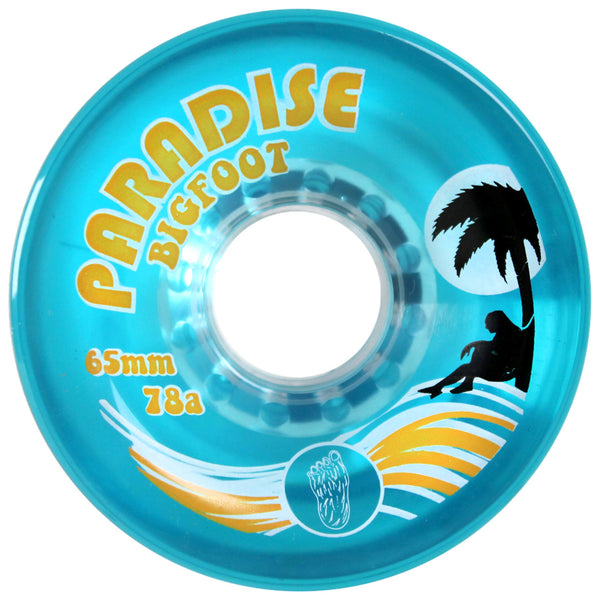 Bigfoot Longboard Wheels - 65mm Islanders Blue - Set of 4 - Sale
