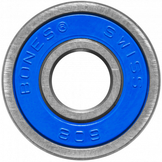 BONES® SUPER SWISS 6 SKATEBOARD BEARING 8MM SINGLE Bearing