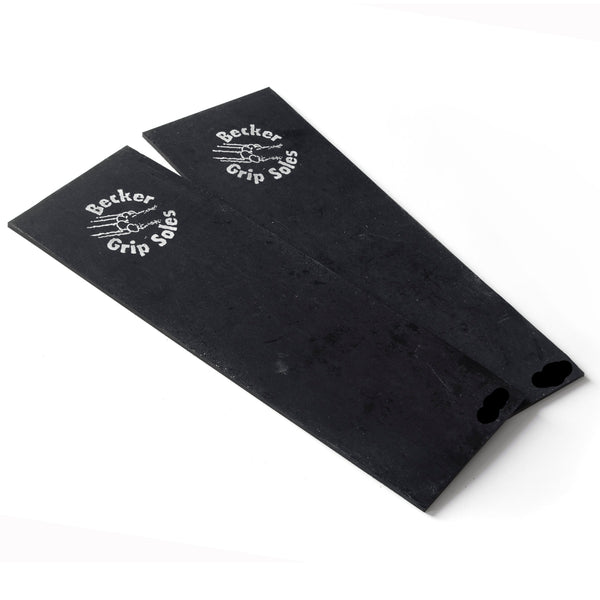 Becker Grip Soles - Braking Soles Set Longboard, Streetluge, Buttboard - 10 millimeter