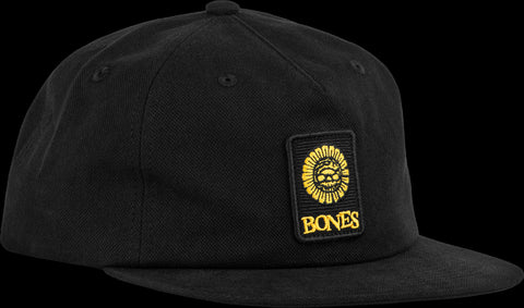 BONES WHEELS Pushing Up Daisies Hat 5 Panel Black - Sale