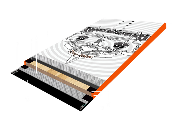 Never Sumner - 2024 TRIPLE CAMBER - EASY RIDER SNOWBOARD Deck 158X - Super Sale