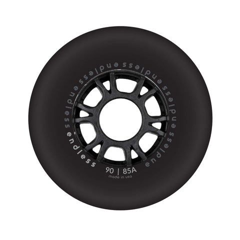 Endless Wheels Inline Skate Wheels 90mm/85a 8 Pack