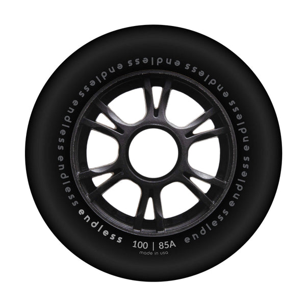 Endless Wheels - 100 mm - Black - 4-pack