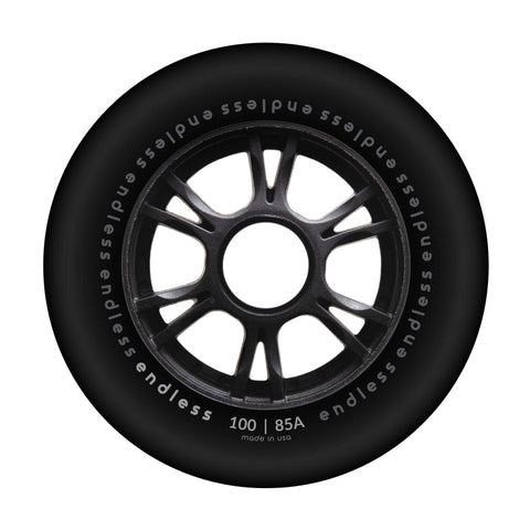 Endless Wheels - 100 mm - Black - 4-pack
