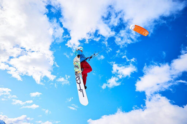 Ozone Explore V2 + compressor bag 8.0 sq m - Complete Kit with Contact Snow Bar V5 and Appropriate Lines - Lime/White - Sale