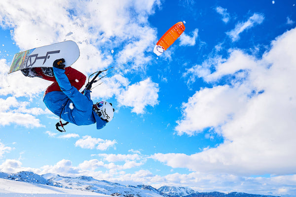 Ozone Explore V2 + compressor bag 8.0 sq m - Complete Kit with Contact Snow Bar V5 and Appropriate Lines - Lime/White - Sale