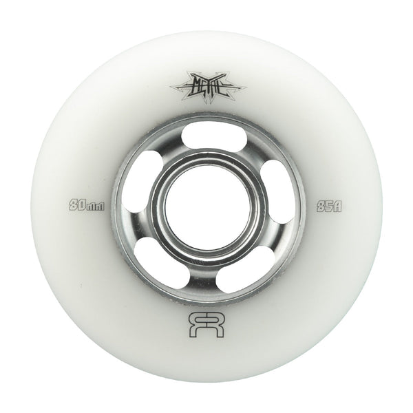 FR - METAL WHEELS NATURAL - 80mm - Pack of 4