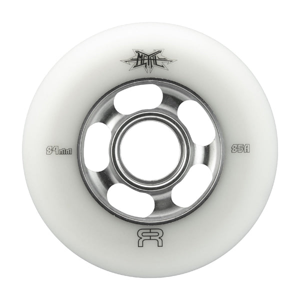 FR - METAL WHEELS NATURAL - 84mm - Pack of 4