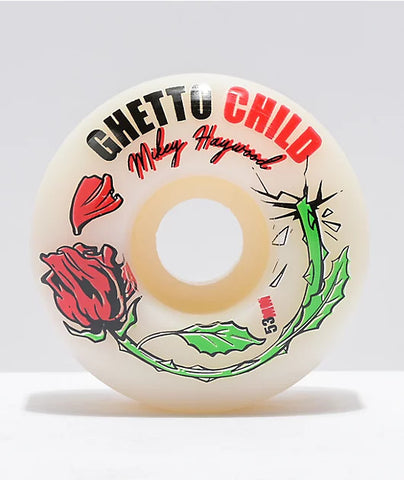 Ghetto Child Haywood Concrete Rose Skateboard Wheels 53mm 101A (set of 4)