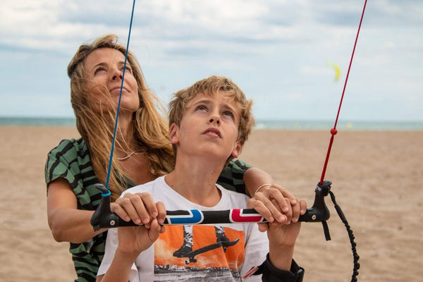 Ozone GO Single Surface Trainer Kite 1.5 sq m - Marine Blue