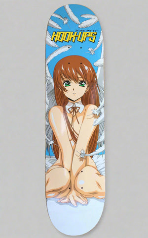 Hookups Official - Angel Girl - 8.0 X 31.75 Skateboard Deck
