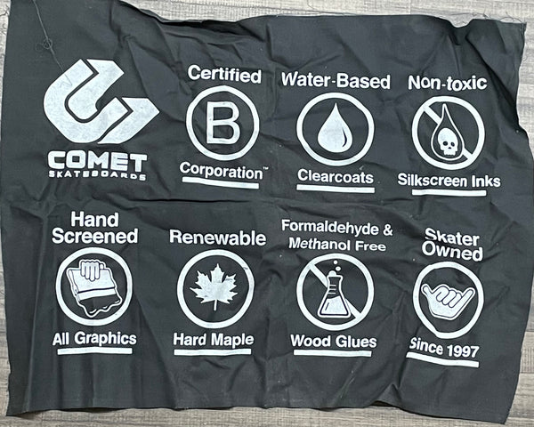 Comet Skateboards - B Corp Black - Banner