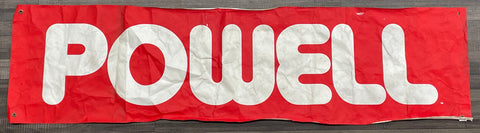Powell Skateboards Classic Banner - Vintage