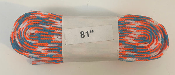 Mids 81'' Skate Laces Orange Blue White