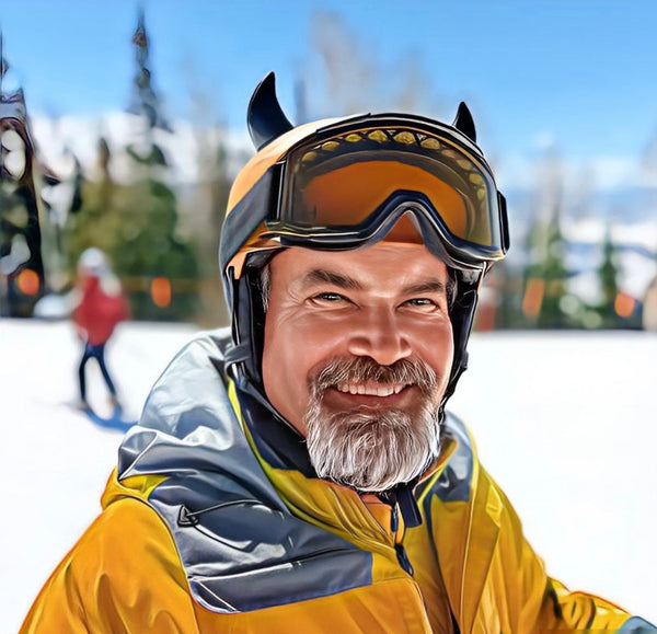 Softeez: Black Devil Horns for Helmet